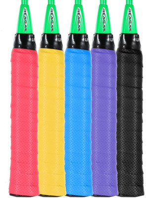 

QUINERGYS ™ Multicolor-28 - Pack of 5pcs Tennis Racket Overgrips Anti-skid Sweat Tape Wraps Badminton Racquet Over Grip Fishing Rod Sweat Band Grip (9PCS) Cushtac Grip(Multicolor, Pack of 5)
