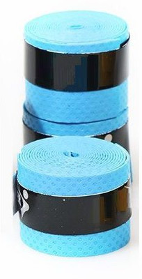 

QUINERGYS ™ Trendy Blue - Handle Tape Tennis Badminton Squash Anti Slip Racket Over Grip Roll Tacky Touch Grip(Blue, Pack of 3)