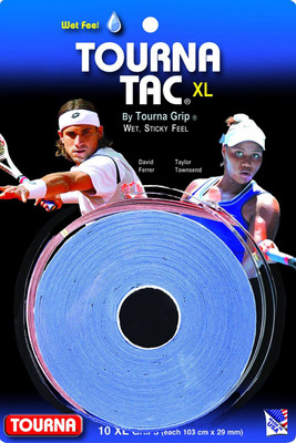 

QUINERGYS ® Celeste - Tourna Tac Tacky Feel Tennis Grip Chevron Grip(Blue, Pack of 2)