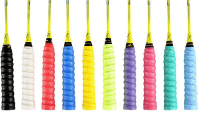 

QUINERGYS ™ Multicolor-39 - Tacky Keel Overgrip for Rackets Tacky Chevtec Grip(Multicolor, Pack of 12)