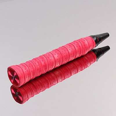 

QUINERGYS ® Burgundy - Absorb Moisture and Anti-slip Overgrip Grips Tape for Squash/Tennis/Badminton Racquetball Rackets Bat Fishing Rod Foam Grip(Red, Pack of 1)