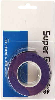 

QUINERGYS ™ Deep Purple - Tennis Badminton Racket Overgrips for Anti-slip and Absorbent Grip Dry Feel Grip(Purple, Pack of 1)