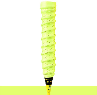 

QUINERGYS ® Fluorescent yellow - Super 3- Pack Absorbent Tennis Wrap Over Grip with Airhole Ultra Tacky Grip(Yellow, Pack of 3)