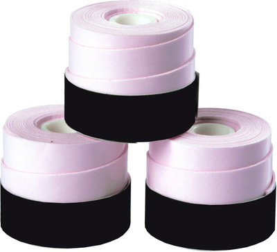 

QUINERGYS ™ Baby Pink - Best Tennis Racket Grip Tape Overgrip Wrap for Squash Racket, Racquetball, Badminton, Pickleball Paddle, Baseball Bat Handle Smooth Tacky Grip(Pink, Pack of 3)
