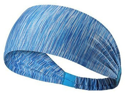 

Skudgear Yoga Sport Athletic Headband Sweatband For Running Head Support (Free Size, Blue)