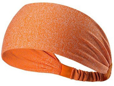 

Skudgear Yoga Sport Athletic Headband Sweatband Head Support (Free Size, Orange)