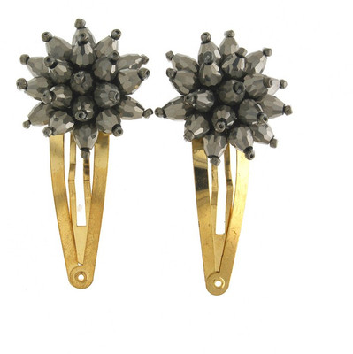

Anuradha Art Jewellery HP-467 Hair Pin(Grey)