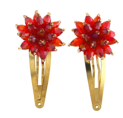 

Anuradha Art Jewellery HP-471 Hair Pin(Red)