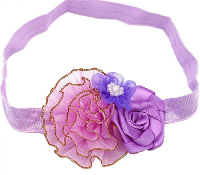 

Ziory Purple Aureate Flower headband Head Band(Purple)