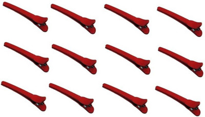

Majik Best Quality Red Section 12 Pcs Hair Clip Hair Clip(Red)