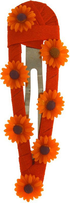 

Anuradha Art Jewellery HP-510 Hair Pin(Orange)