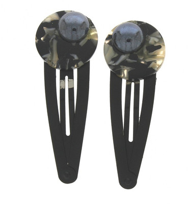 Anuradha Art Jewellery HP-487 Hair Pin(Black)