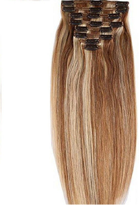 

AASA Extension For Women, Real Human Extensions with Clips Instant Volume And Thickness Straight Hair Extension
