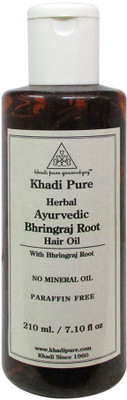 

Khadi Pure Herbal Ayurvedic Bhringraj Root Hair Oil(210 ml)