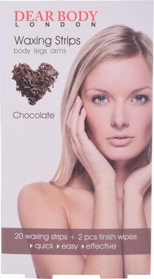 Dear Body London Waxing Strips Body Legs Arms Chocolate Strips(20 Strips)