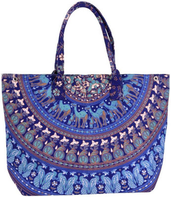 

Handicraft-Palace Hand-held Bag(Blue)