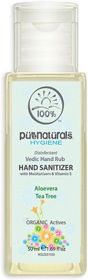 

Pure Naturals Tea tree Hand Sanitizer - 50ml(50 ml, Bottle)