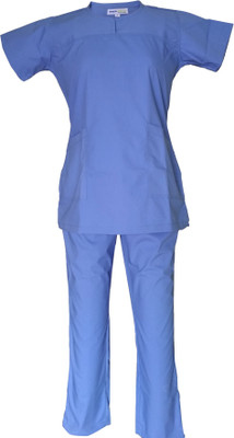 

LOYAL NEEDS Scrub Suit Female ( SKB-XL) Shirt, Pant Hospital Scrub(Sky Blue XL)