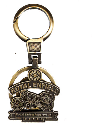 

Techpro Golden Colour Royal Bike Locking Key Chain(Multicolor)