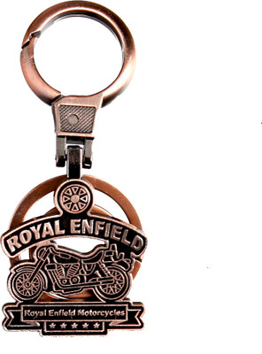 

Techpro Copper Colour Royal Bike Locking Key Chain(Multicolor)