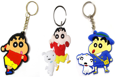 MGP FASHION shinchan unique pvc 3 keychain combo Key Chain