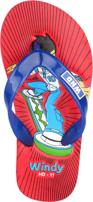 

WINDY Boys & Girls Slip On Slipper Flip Flop(Red
