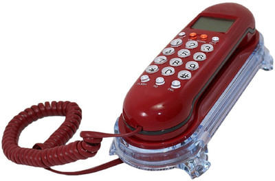 

Lemish KX - T666CID Landline Caller ID Telephone Corded Phone For Office And Home(Red) Corded Landline Phone(Red)
