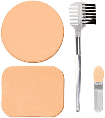 

Panache Cosmetic Kit, Creamy Cream, Makeup Beauty Blenders,Lash/Brow Groomer,Eye Makeup Applicator(Pack of 4),Make-up Sets and Kits,Face.(Pack of 4)
