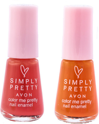 

Avon SP Nail Enamel Restage Burnt Sand - Juicy Orange(Pack of 2)