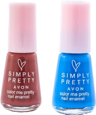 

Avon SP Nail Enamel Restage Wine Plum - Navy Blue(Pack of 2)