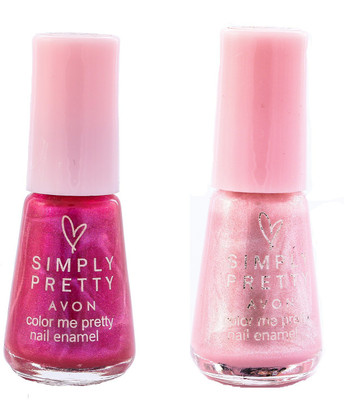 

Avon SP Nail Enamel Restage Flirty -Pink Fantasy(Pack of 2)