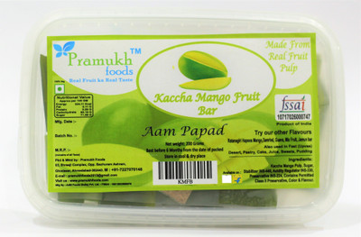 

Pramukh Foods Pramukh Kaccha Mango Fruit Bar Mango(200 g, Box)