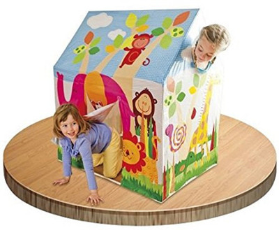 

WaterMelon Jungle Fun Cottage Tent For kids(Multicolor)