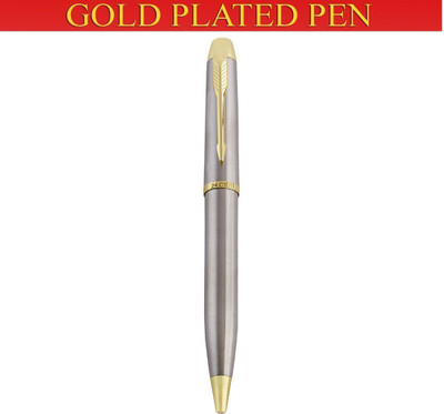 Hayman 24 CT Gold Plated Roller Ball Pen(Ink Color - Blue)