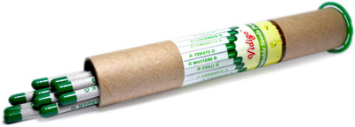 

VIDIGO PLANTABLE SEED PAPER ROUND Art Wood Pencil Boxes(Set of 10, White)