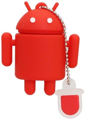 PANKREETI Cute Android Robot 32 GB Pen Drive(Red)