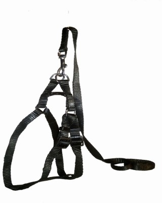 Pet Club51 Dog Standard Harness(Medium, Black)