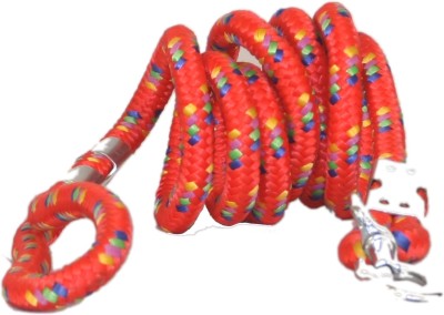 Pet Club51 dog Rope Dog Collar & Leash(Medium, Red)