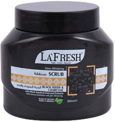 

La Fresh Black Seeds And Charcoal Scrub(500 ml)