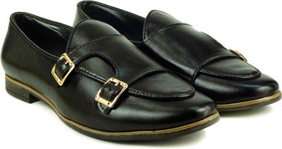 

Dockstreet Panache Series Monk Strap For Men(Black