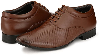 

AUSERIO Lace Up For Men(Brown