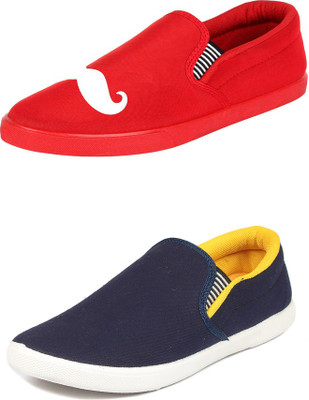 

Wwodcell Loafers For Men(Multicolor, Red