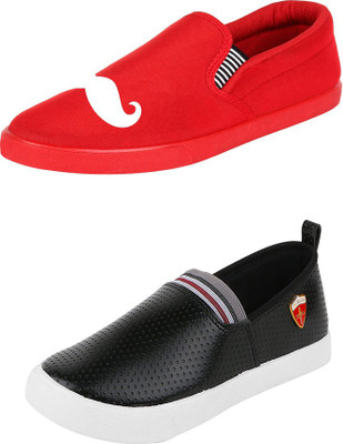 

Trenqs Sneakers For Men(Multicolor, Red