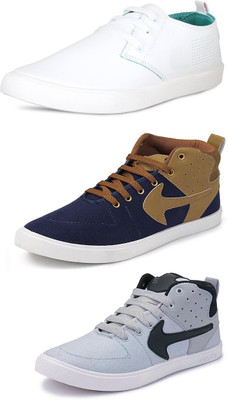 

Trenqs Sneakers For Men(Multicolor, White