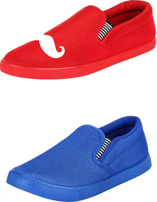 

Wwodcell Loafers For Men(Multicolor, Red