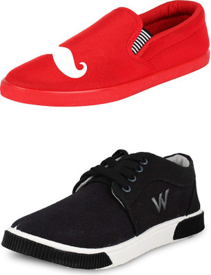

Wwodcell Loafers For Men(Multicolor, Red