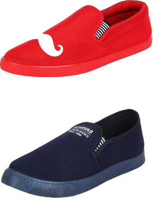 

Wwodcell Loafers For Men(Multicolor, Red