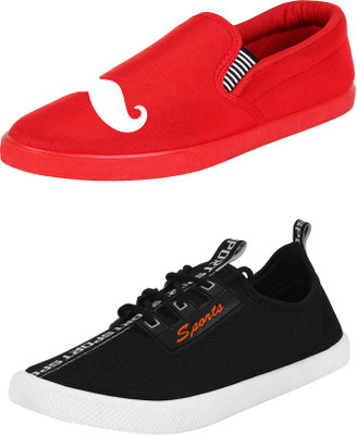 

Wwodcell Loafers For Men(Multicolor, Red