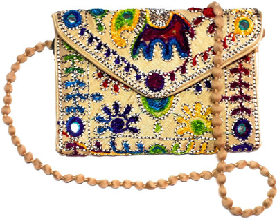 

Unique Fashion Women Casual Multicolor Silk Sling Bag