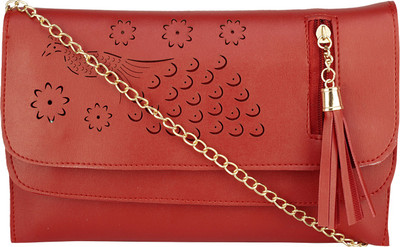 

Nupur Women Evening/Party, Casual, Formal Maroon PU Sling Bag
